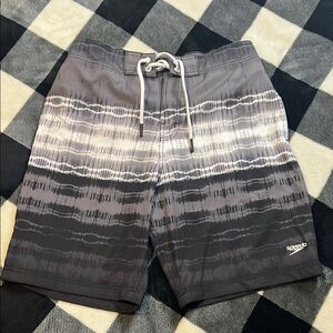 Speedo Men's Gray Swim Shorts size Small
